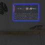 Wallity Lienzo Decorativo Iluminado con LEDs NASA-010 Multicolor